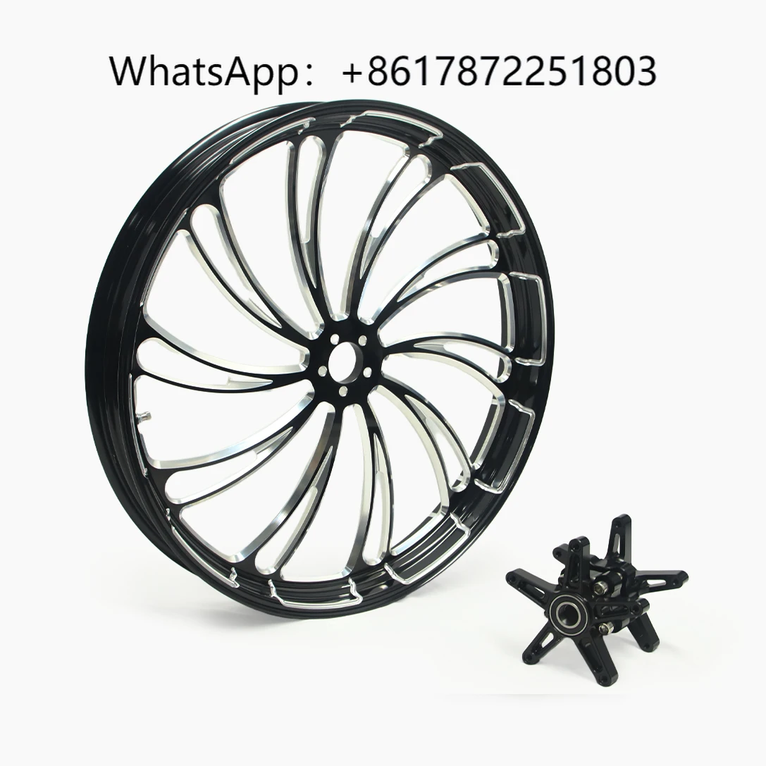 

Borske Custom Motorcycles Forged Aluminum Alloy 6061 Rims 18 21 23 26 30 Inch Front Rear Wheel for Harley
