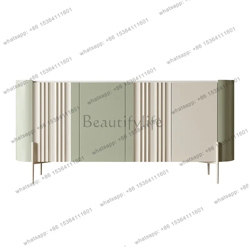 

Modern simple home entrance cabinet light luxury living room dining side, locker