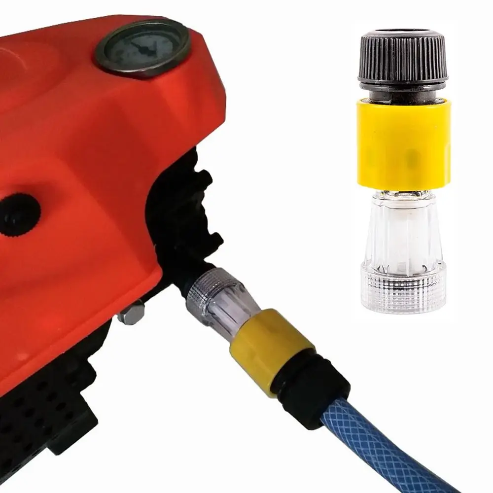 

1Pcs Quick Connector Washer Connector 3/4 Thread Water Filter Washing Machine Adapter Hose Car Pipe Fitting