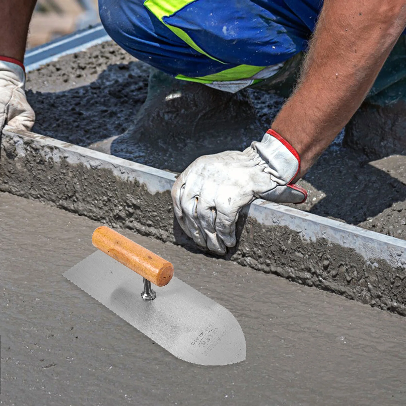 2 قطعة ملعقة تنعيم الحوائط الجافة المعدنية عالية القوة مقاومة للاهتراء قبضة مريحة مجرفة التجصيص المنزلية أداة عملية