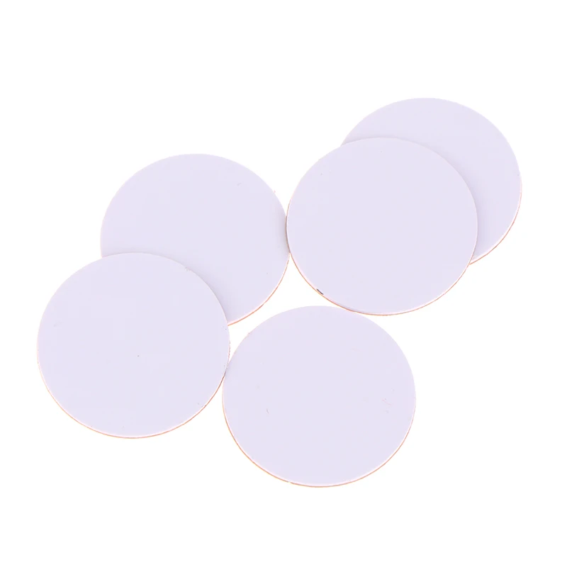 5Pcs 25mm 125Khz RFID Tags EM4305 T5577 Writable Stickers Proximity Cards Rewritable Adhesive Label For RFID Copier