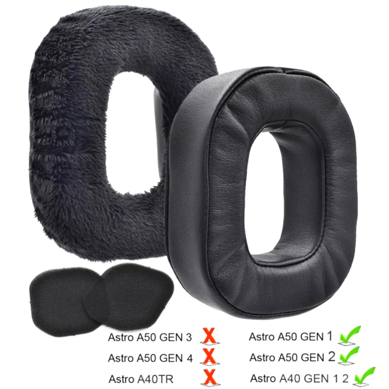 Амбушюры для наушников, наволочка для подушек, детали для ремонта наушников из вспененного материала для Astro A40 A40TR A50 GEN 1/2, игровые наушники