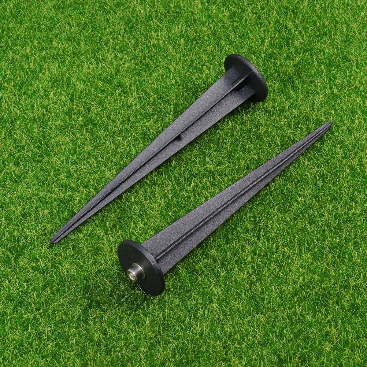 

4 Pcs Lawn Lamp Socket Landscape Spike Lights Screw Garden Floodlight Spikes Ground Holder Decorations