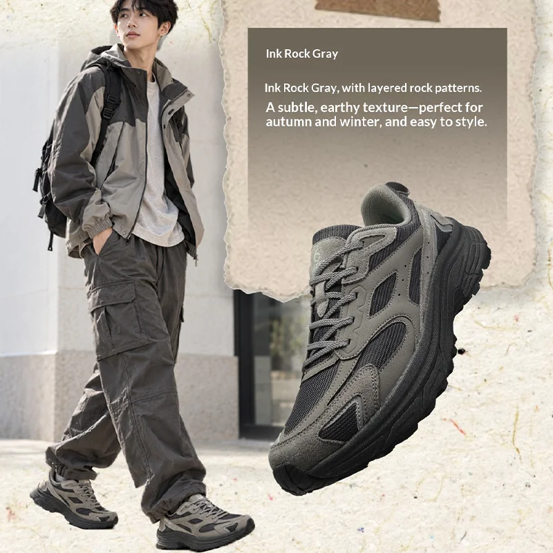 DUANG New Comfortable Wear-Resistant Anti Slip Couple Retro Sports Shoes Hiking Shoes Versatile And Fashionable Running shoes