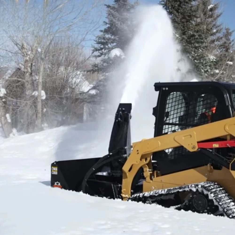 Skid Steer Loader Snow Blower