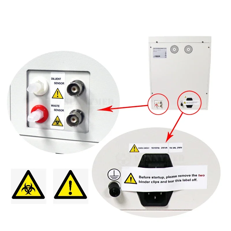 SY-DH36 analyseur d'hématologie d'utilisation vétérinaire de haute qualité