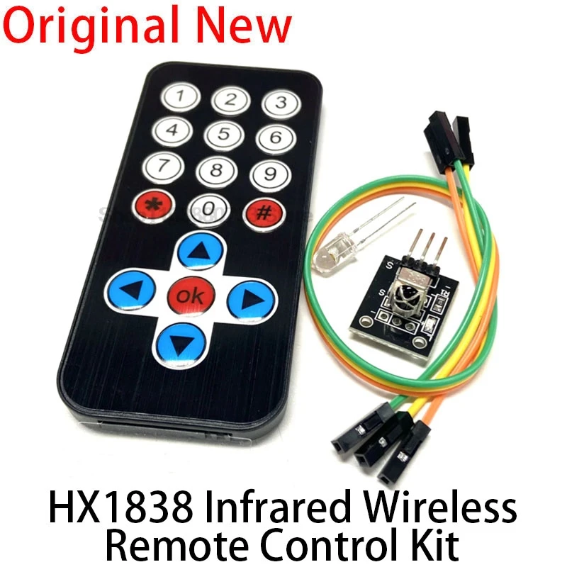 1Set Infrared Remote Control Module Wireless IR Receiver Module DIY Kit HX1838 for Arduino Raspberry Pi