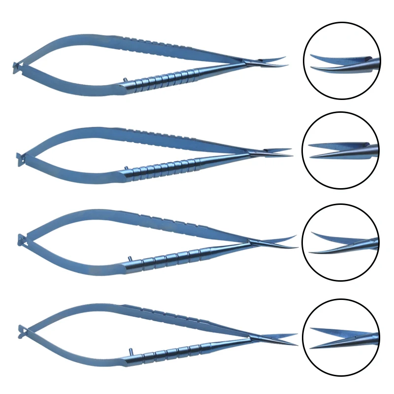 

Ophthalmic Micro Needle Holders Needle Holding Forceps Eyelid Scissors Titanium Alloy Ophthalmic Instrument Autoclavable