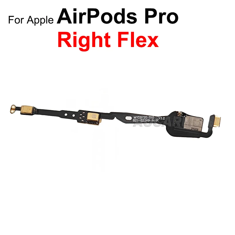 Aocarmo Left + Right Chip Slug Flex with Speaker And Noise Reduction Microphone For Apple AirPods Pro Replacement Parts