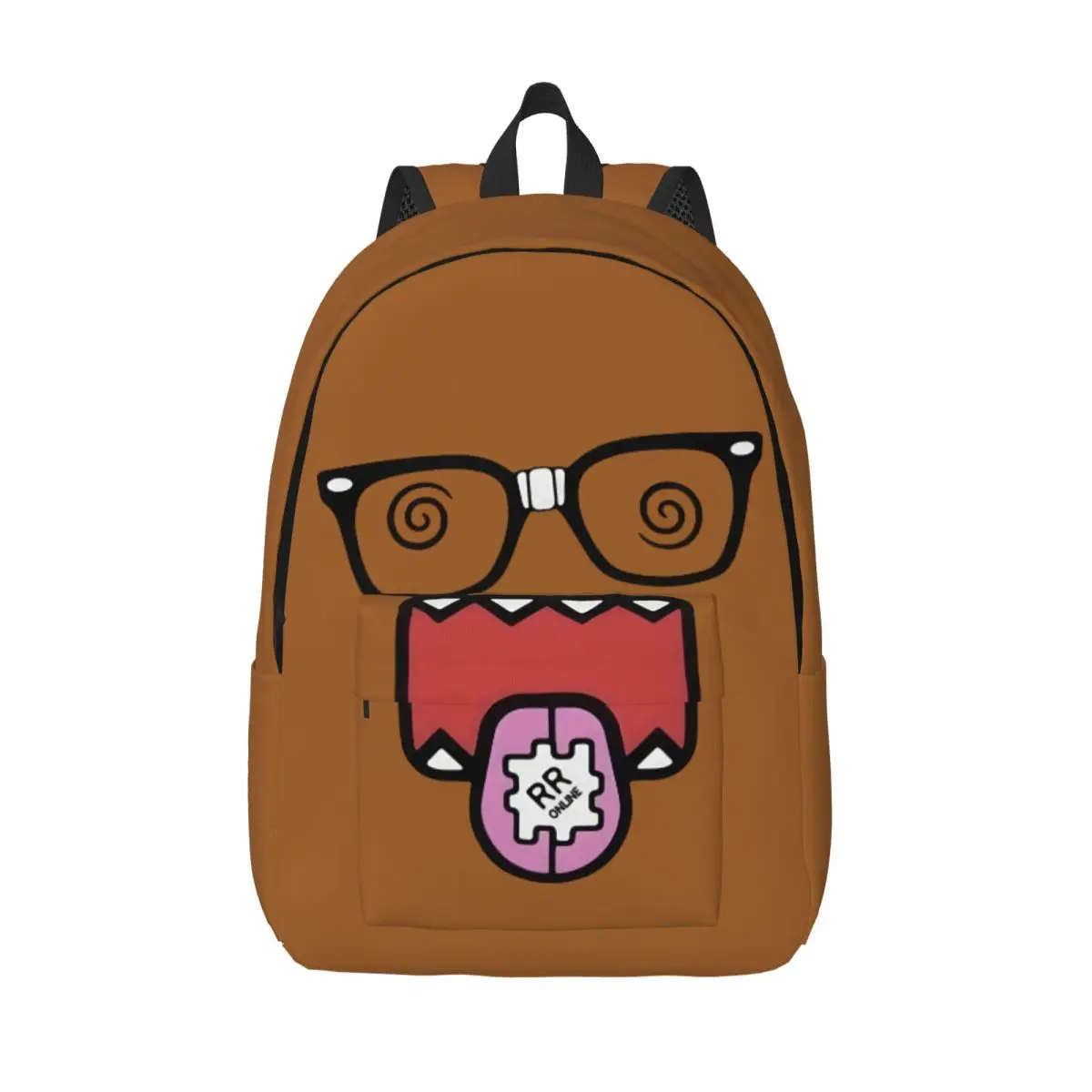 

Рюкзак для ноутбука с героями мультфильмов Domo Kun, женский и мужской модный рюкзак для школьников, забавная сумка для лица