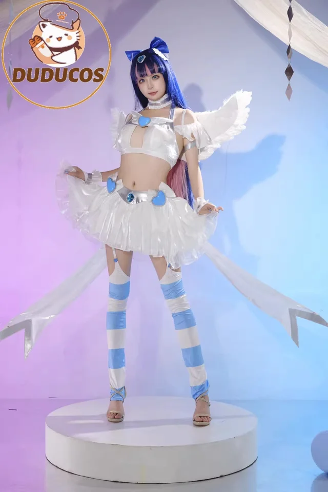 DUDU-SR فستان تنكري Angell Pantyy Anarchy مع أجنحة مجموعة كاملة من أزياء الهالوين
