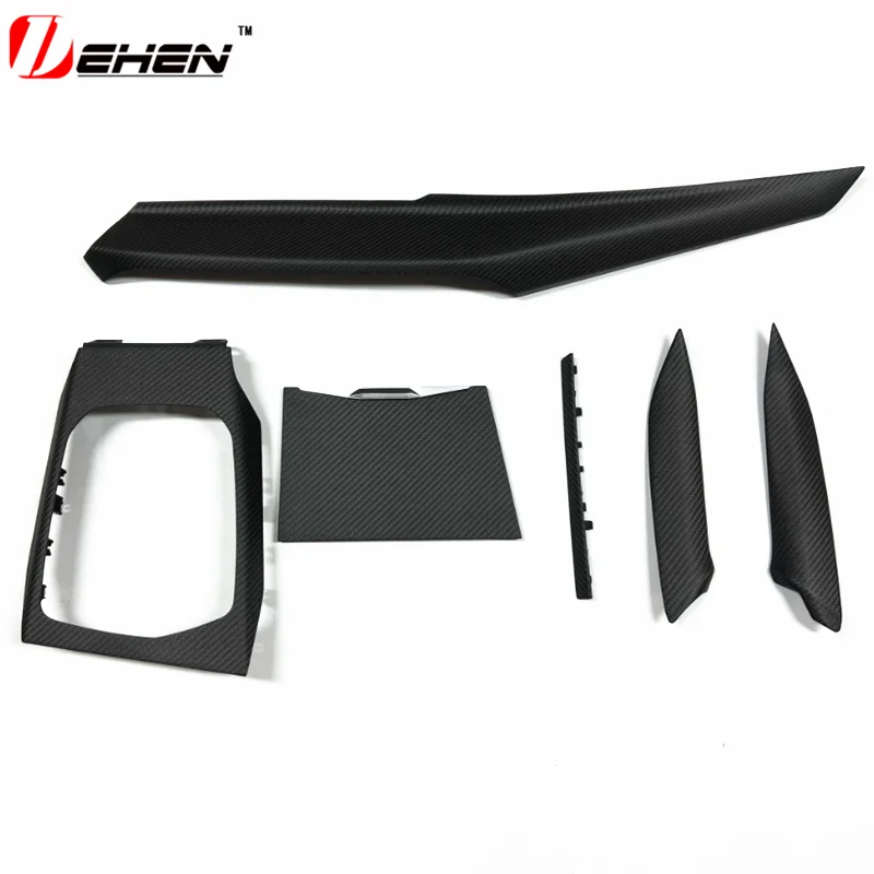 Real Carbon Fiber Interior Trim Kit For BMW 3 4 Series 2019-2026 G20 G22 G26 I4 G80 G82 G87 G42 Full Replacement Optional Matte