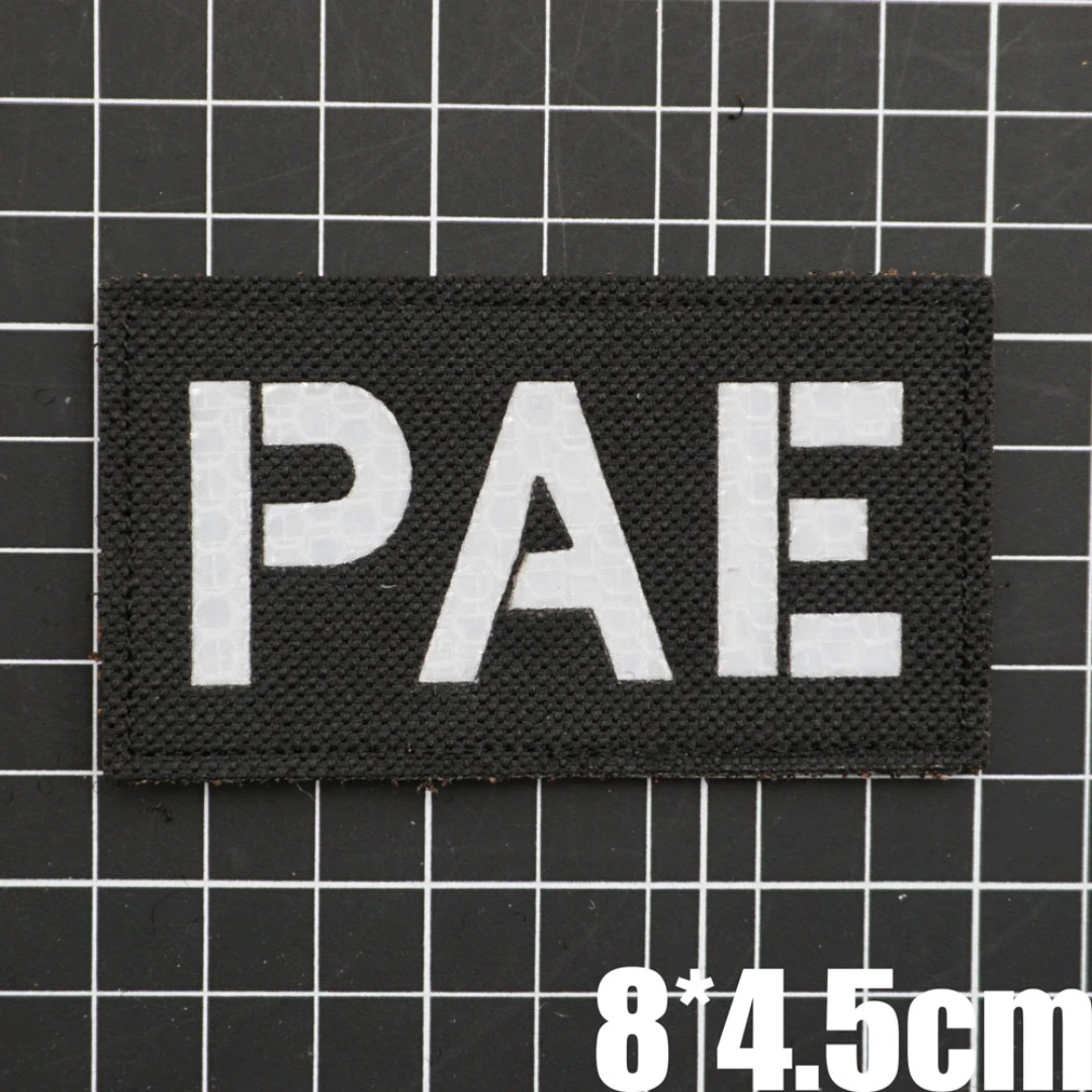 Reflective PAE Badge Embroidery Patch Armband Pack Patch