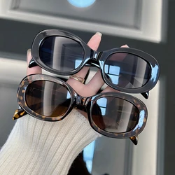 Fashion Oval Round Sunglasses Women Brand Designer Retro Sun Glasses Female Vintage Frame Mirror Outdoor Oculos De Sol