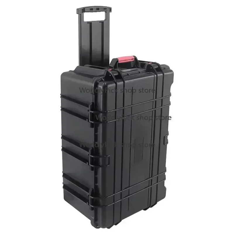 OEM ODM IP67 XL Large Size Customized EVA Foam Inside Hard PP Plastic Tools Equipment Flight Carry Case with Trolley and Wheels