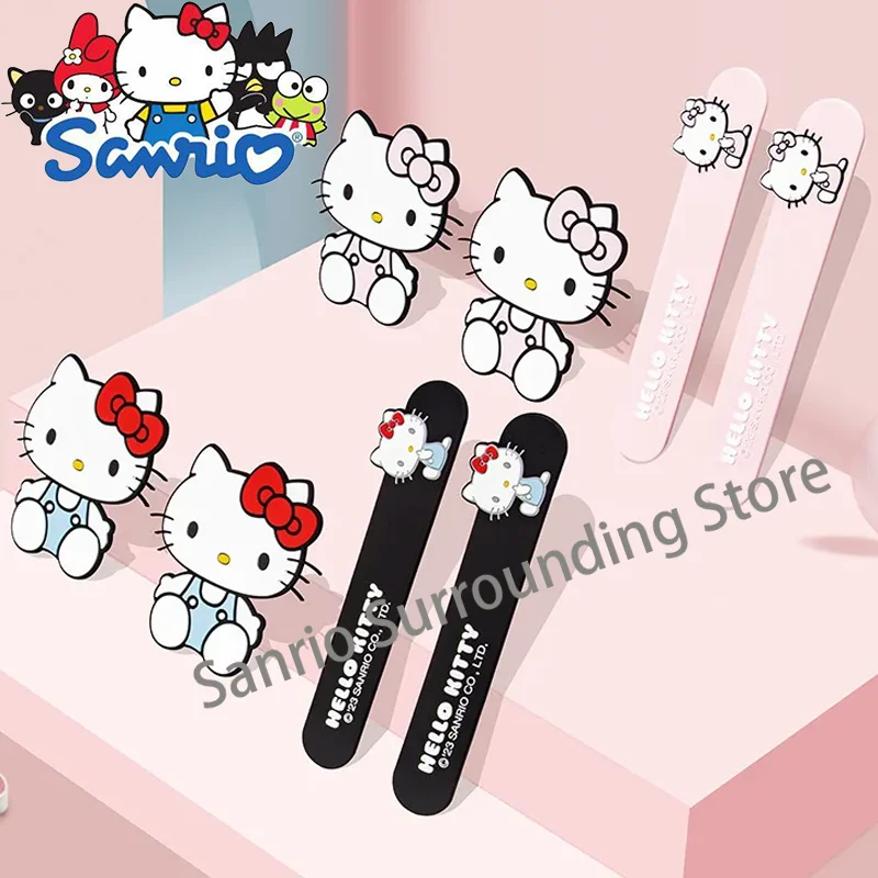 Sanrio Car Door Handle Reversing Mirror Anti-Collision Strip Hello Kitty Bumper Door Bowl Anti-Scratch Decorative Accessories