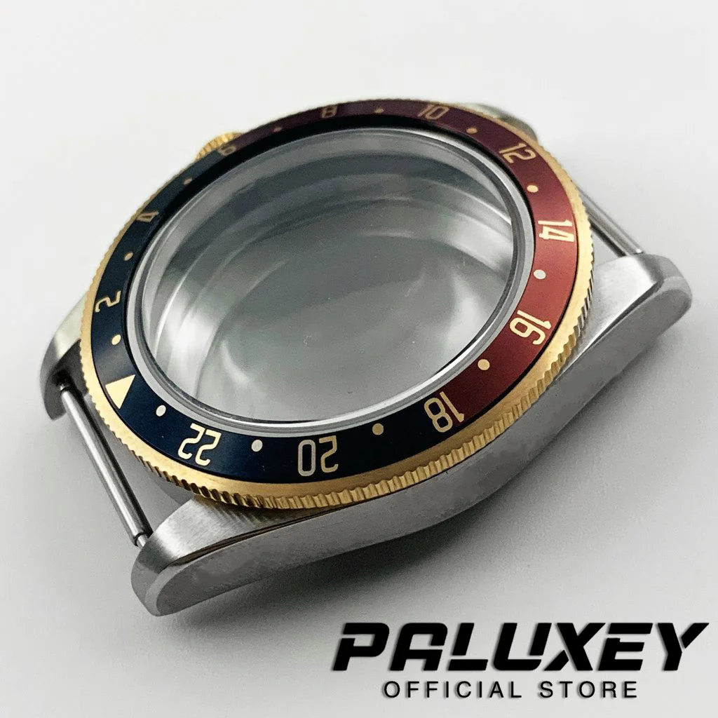 BB58 39MM Rose Gold Waterproof Domed Sapphire Crystal Watch Case Suitable for NH34 NH35 NH36 NH38 ETA 2824 PT5000 Movement 20ATM - view 4