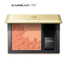 CARSLAN Mousse Embossed Blush Matte Longlasting Natural Contouring Cheek Face Blusher Powder Rouge Makeup