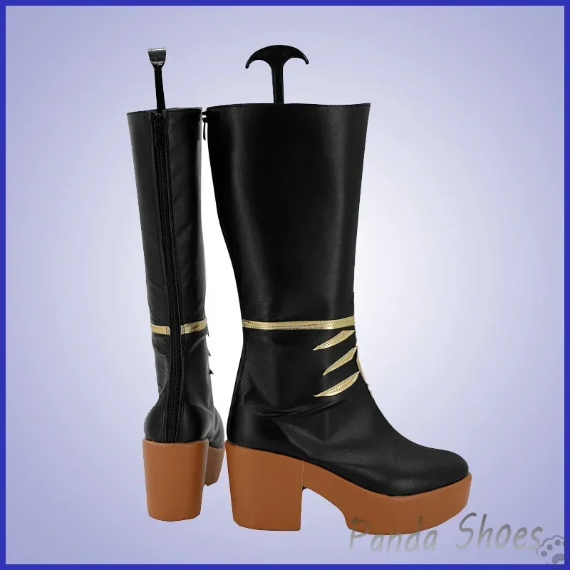 ياكومو نو كرنفال تأثيري أحذية أنيمي لعبة كوس أحذية طويلة نو كرنفال ياكومو تأثيري حلي الدعامة أحذية لحفلة الهالوين