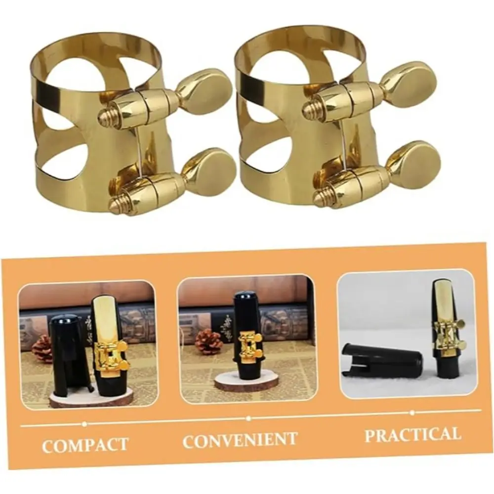 Adjustable Saxophone Mouthpiece Ligature Spare Parts Universal Saxophone Ligature Fastener Instrument Supplies