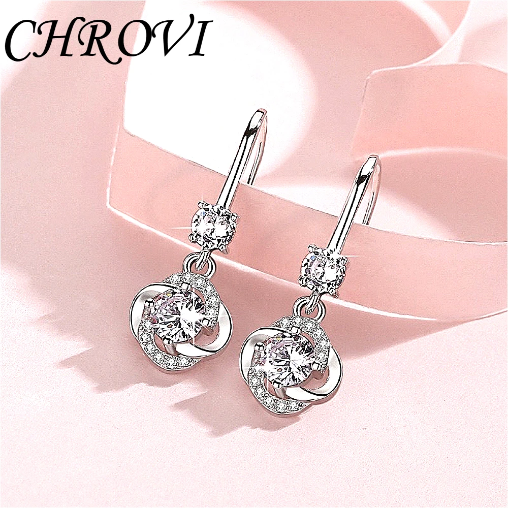 Exquisite 925 sterling silver best-selling ultra-fantastic earrings. Elegant long-style, sweet and simple earrings for women.