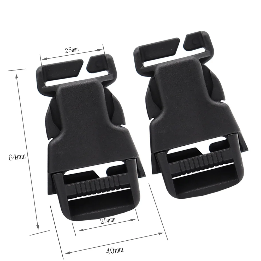 2Pcs/Set Tactical Vest QASM Buckle Side Release Buckle Quick Attach Surface Mount Hunting Airsoft Vest Modular Attachment Point