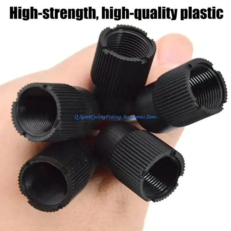  2pcs Wishbone Latex Tube Adapter Wear Resistant Threaded Spearfishing Connector Underwater Spear Connection Accessories