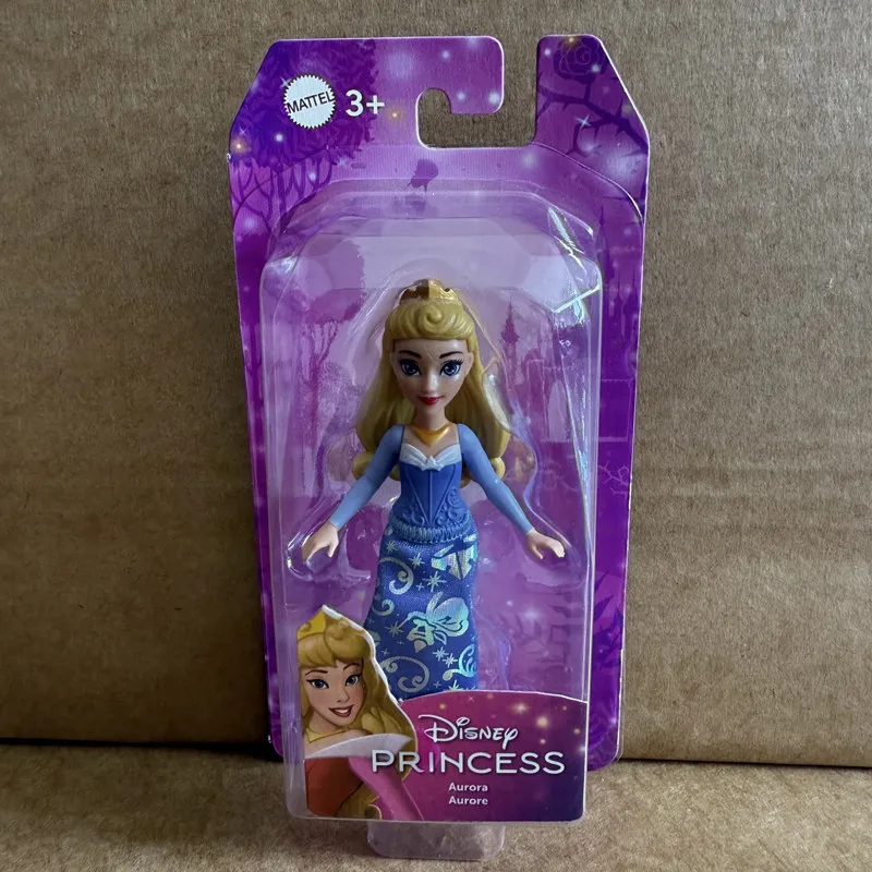 Disney Princess Cinderella The Little Mermaid Ariel Mini Model Figure Computer Desktop Ornament Commemorative Collection Gift