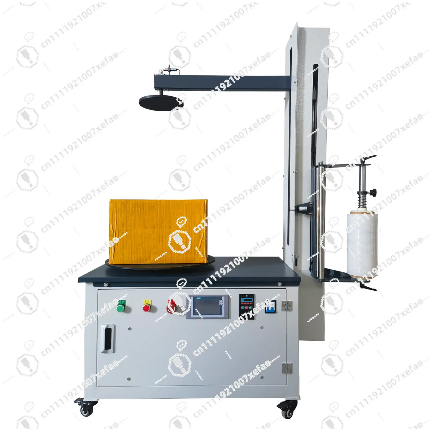 Professional Tray Winding Machine, Automatic Turntable Stretch Winding Equipment, Durable Structure