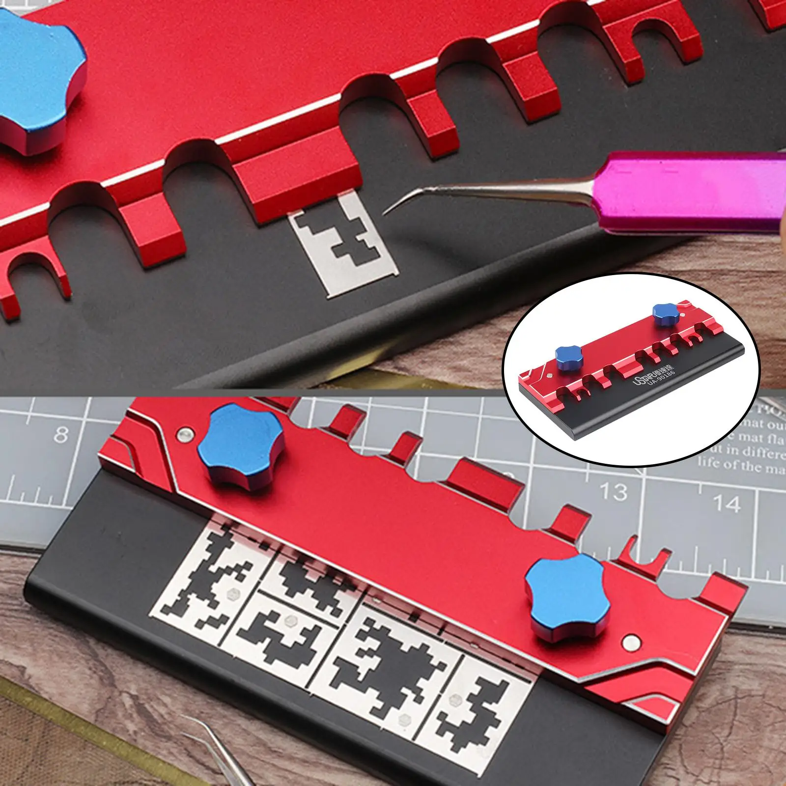 Photo Etched Parts Bending Tool Kit Precision Etching Sheet Making for -90186 Detail Modification Etching Parts