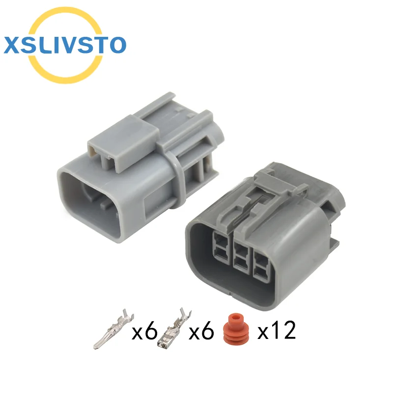 1 Set 6 Pin Waterproof Wire Male Female Connectors 7122-1864-40 7223-1864-40 For Excavator Throttle Motor Plug