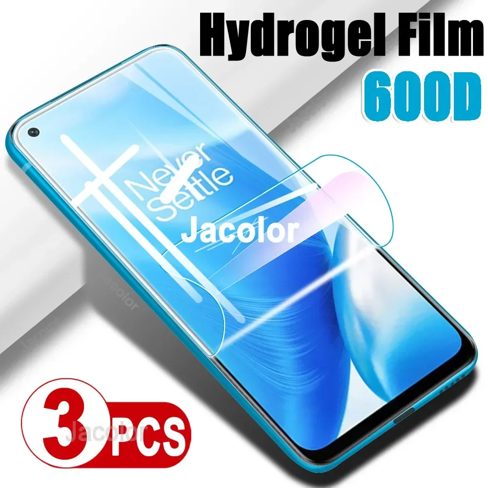 3PCS Water Gel Hydrogel Film For OnePlus Nord N200 N10 CE 2 5G 3 Lite N30 N100 N 100 200 Soft Screen Protector Protection 600D