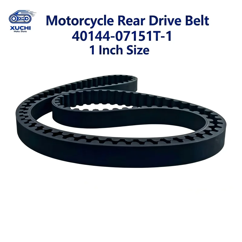 Motorcycle Drivetrain Rear Belt 40144‑07151T‑1 Suitable for 2008‑2017 Harley‑Davidson VRSCDX NRS VRSCF Muscle VRSC