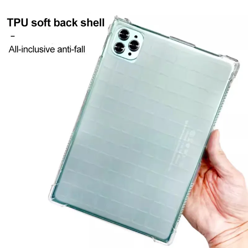 10.1'' Universal Case For 10 10.1 inch Android Tablet PC Four Corners Airbag Shockproof Clear Soft TPU Tablet Case