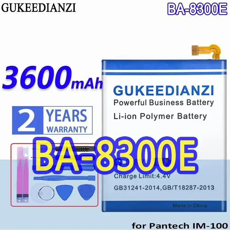 

Stable BA-8300E Reliable Replacement Mobile Phone Battery 3600Mah For Pantech IM-100 IM-100K IM-100S