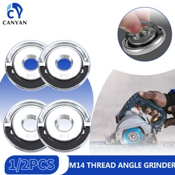 1pc Quick Release M14 Thread Angle Grinder Pressure Plate Release Locking Angle Grinder Flange Nut Accessory for Replacement