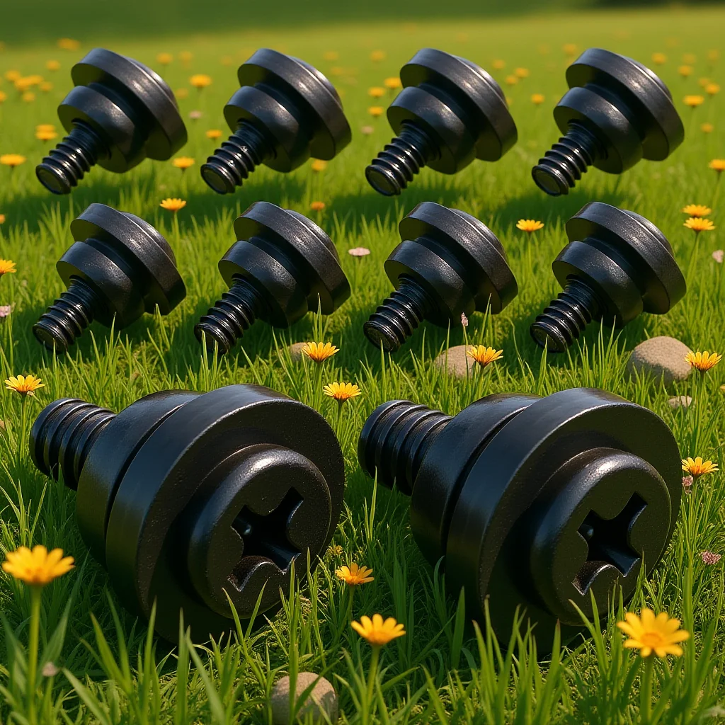 

10Pcs High Quality Hard Disk Drive Screws Stainless Steel Shock Absorbing Mounting Accessories for Computer Laptop