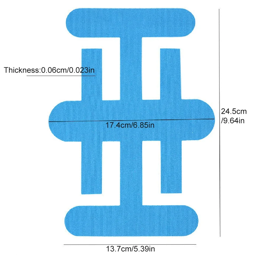 10PCS Kinesiology Tape for Knees,Waterproof & Elastic,Breathable Knee Tape,Athletic Tape Provide Support & Stability for Running