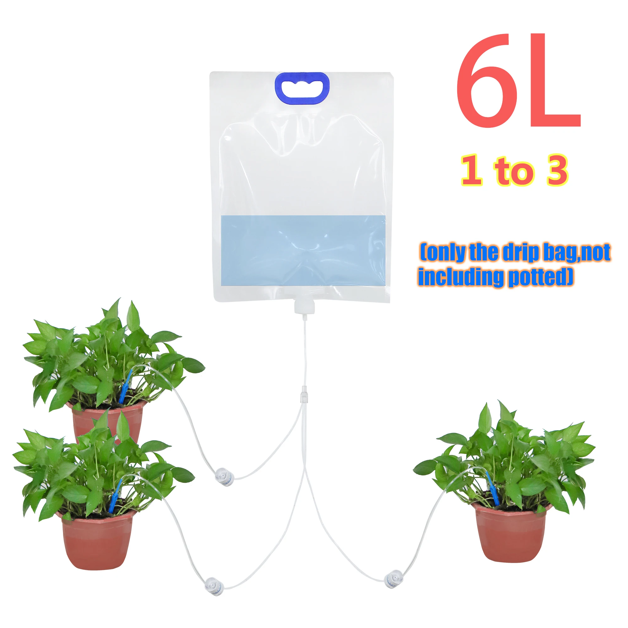 

3L/3.5L/6L Plant Irrigation Bag Automatic Watering Bag Adjustable Garden Pots Drip Needle Device Garden Watering Water Bag