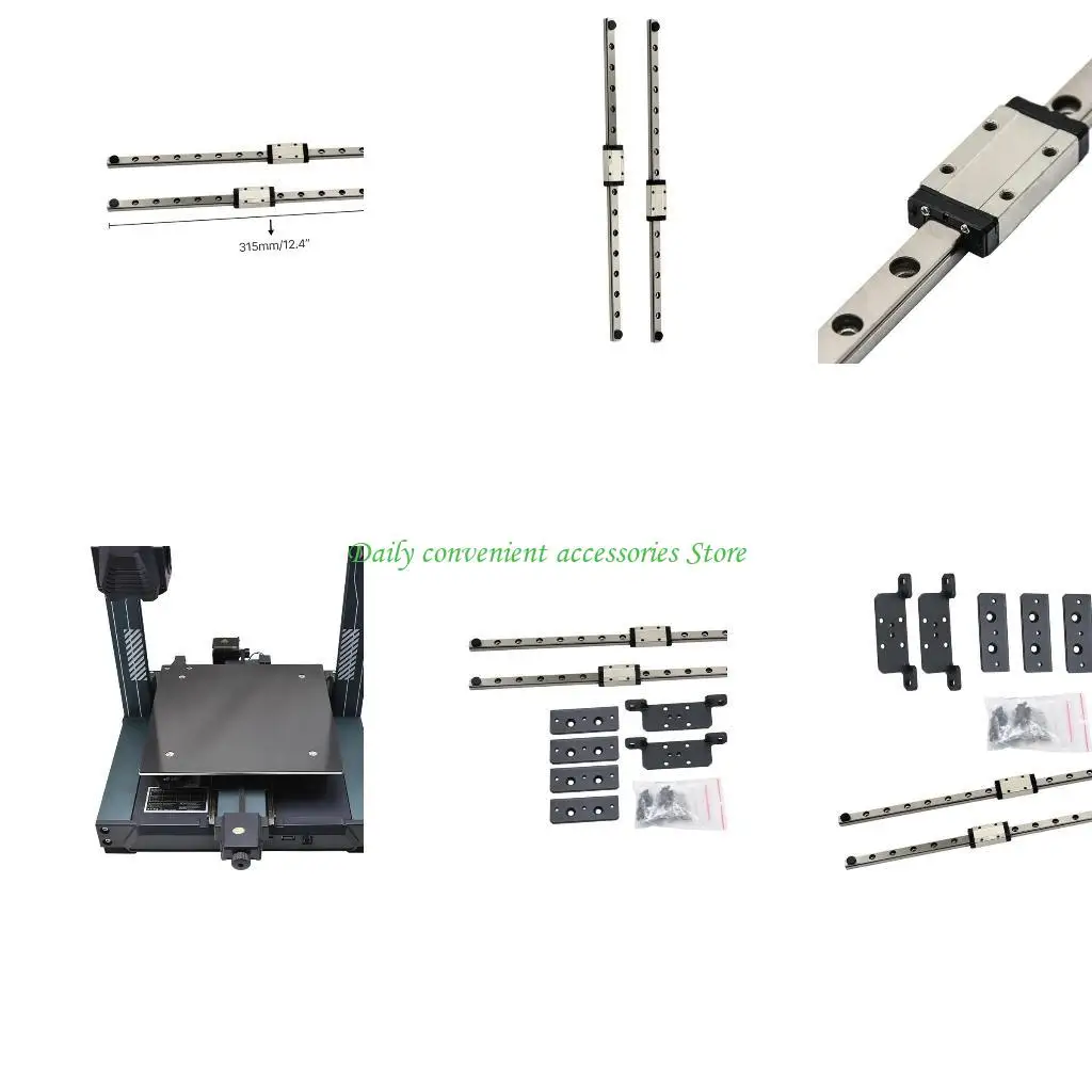 

97QB для Neptune3/3Pro 3D-принтер, комплект задней панели с двойной осью Y, линейная направляющая