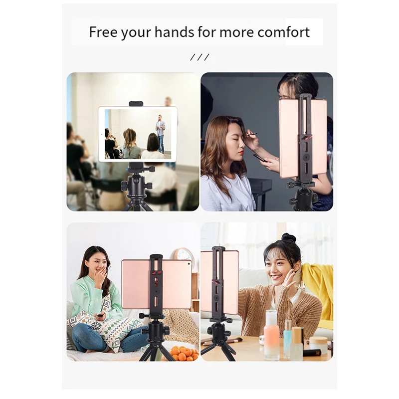 Tablethouder Met Koude Schoenadapter Tabletklemhouder 360 Graden Verstelbare Tabletstandaard