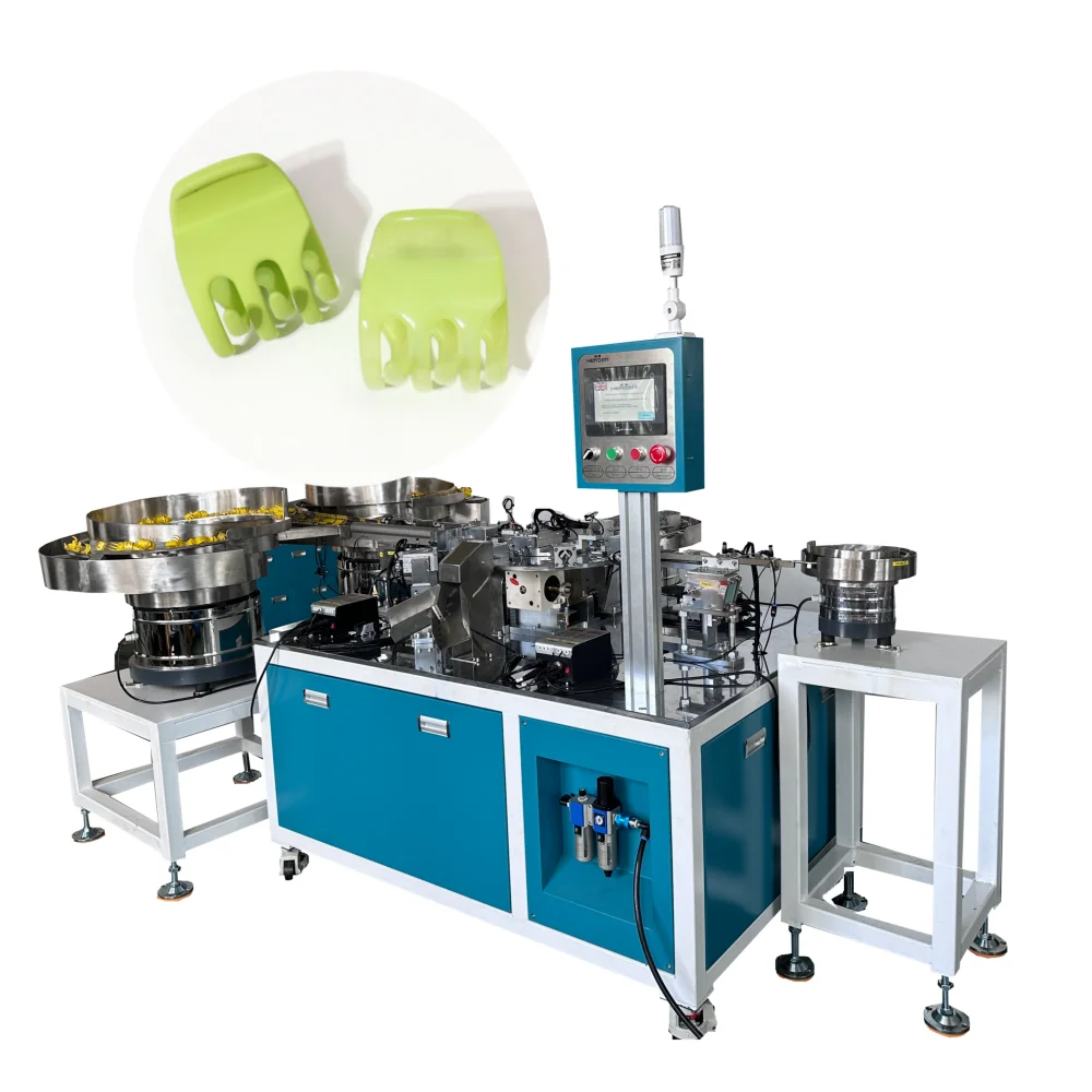 Daily Life Commonly  Plastic Hair Clip  Automatic Spring Clip Assembly Machine Hairpin Gripper Assembly Machine