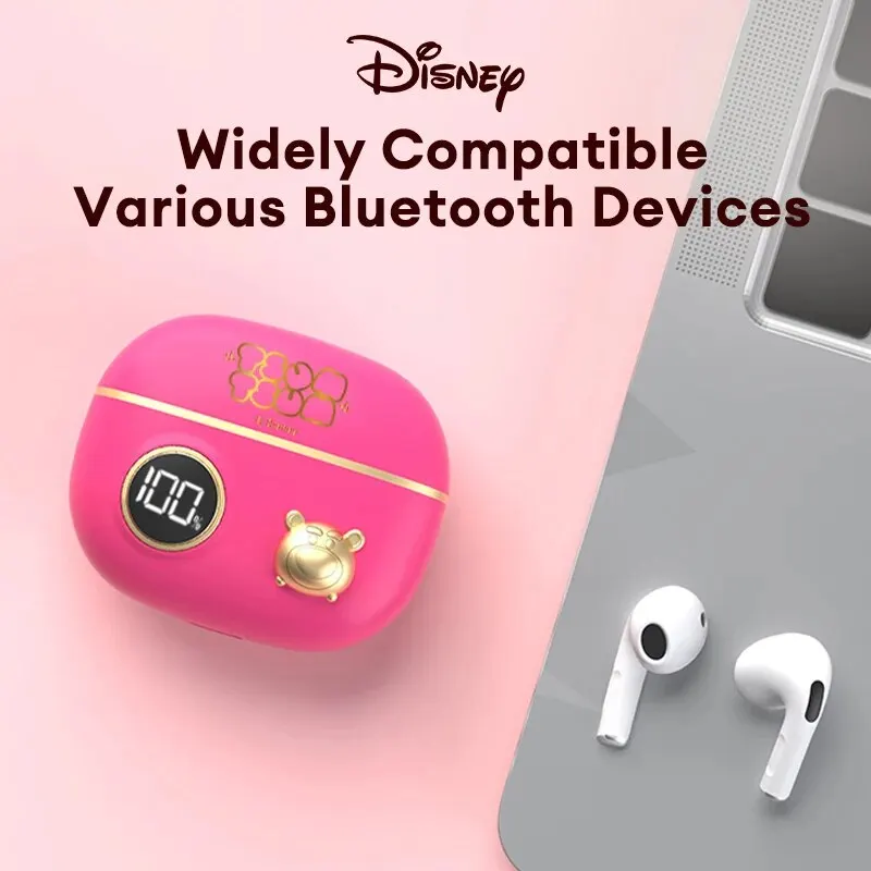 سماعات Disney-P99 TWS بلوتوث 5.3 داخل الأذن ، لمس ذكي ، موسيقى ، سماعات ألعاب مع ميكروفون ، أصلي