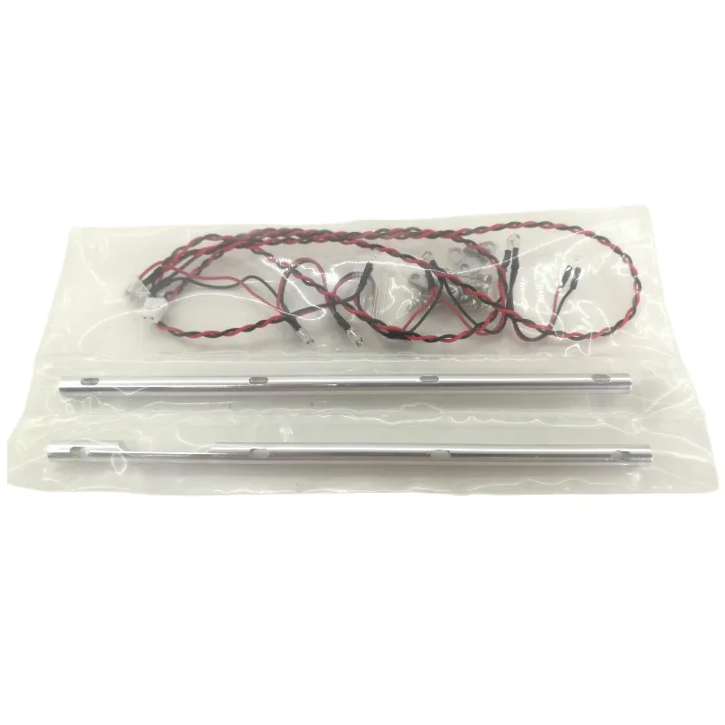 Side Lamp Decoration Bottom Lights For Tamiya 1/14 Truck Metal Stickers RC Cars Scania 56323 R620 R470 Tamiya LESU Accessories