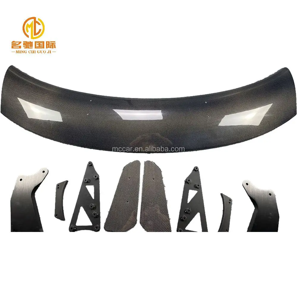 GT4 style Carbon Fiber Rear Spoiler Rear Wing for McLaren 540C 570GT 570S 570Spider car spoiler