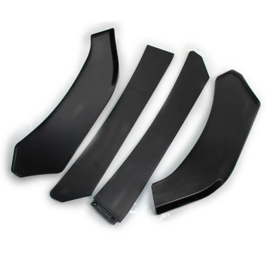 

Universal Car Front Bumper Lip Splitter Cover Trim ABS Material Spoiler Protector for Custom Sedan Coupe