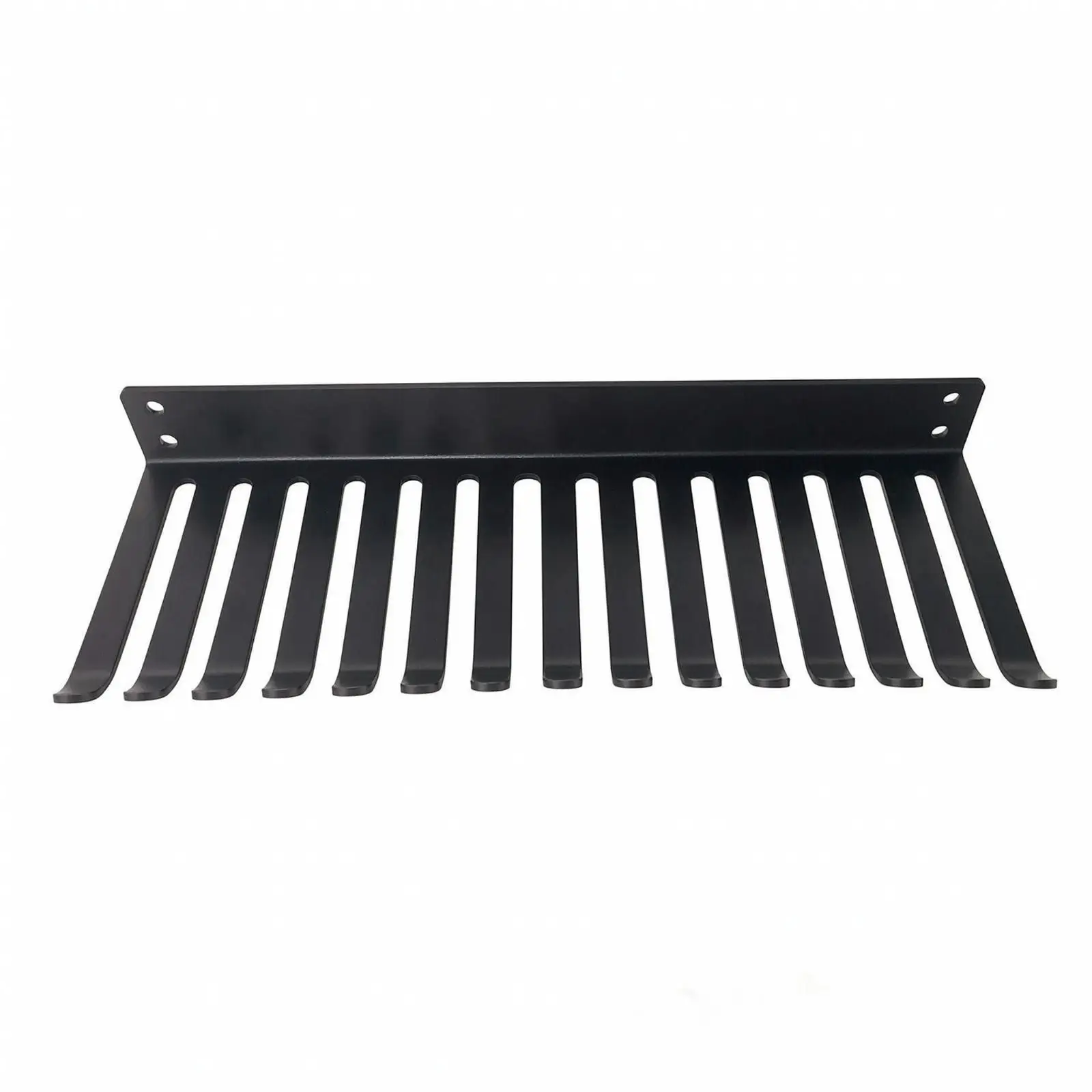 Black Fitness Band Storage Rack for Wall Mounted Gym Organizer for Resistance Bands Jump Ropes and Pull Up Straps