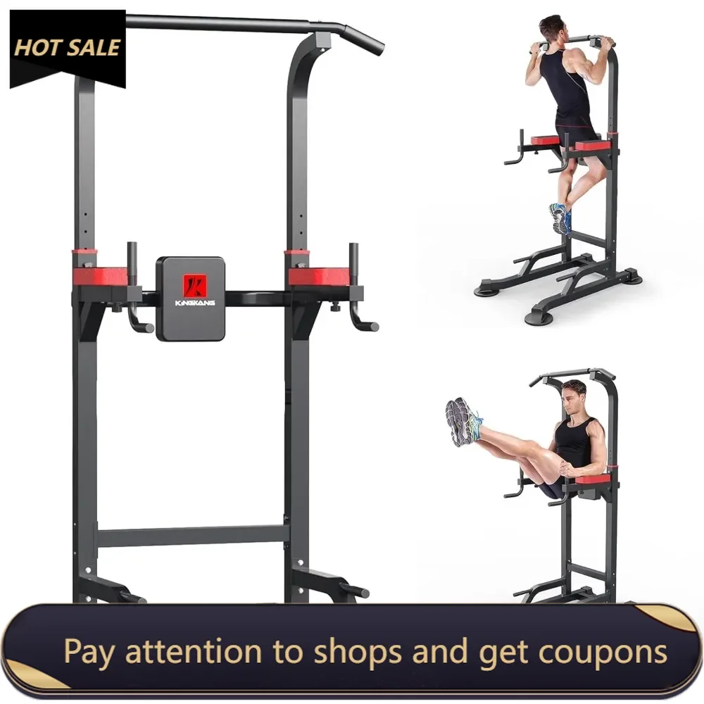 

Power Tower Dip Station Workout equipment Pull up Bar for Home Gym Adjustable Height Strength Training Fitness Equipment