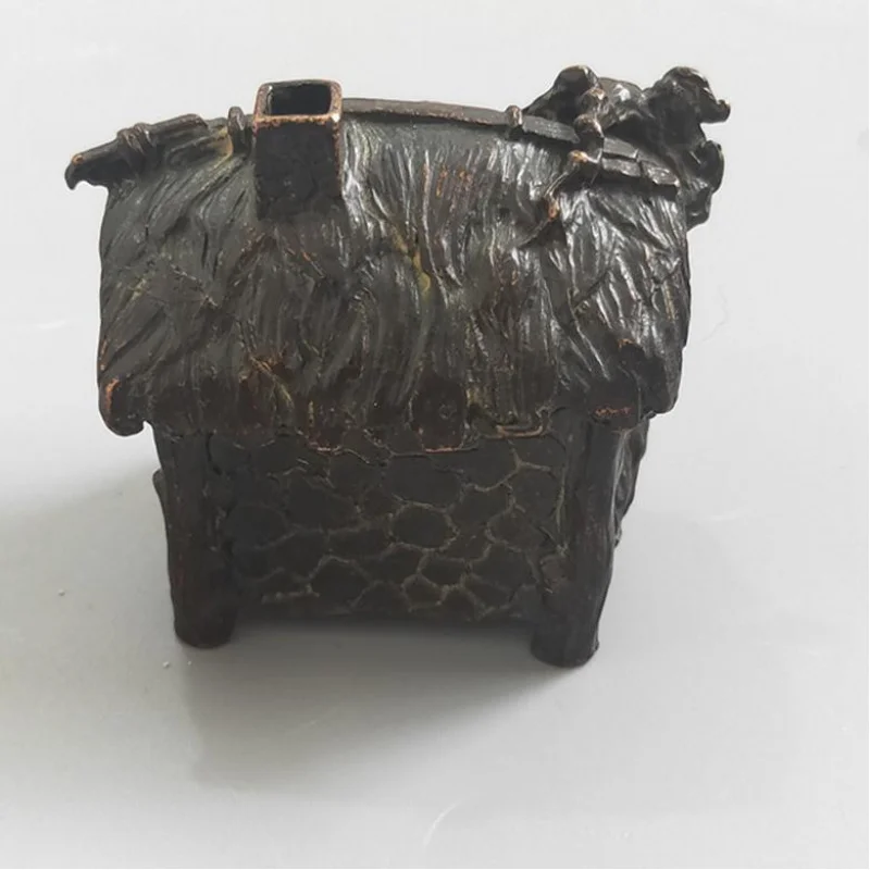 Tree Retro Thatched House Incense Burner Small Creative Desktop Ornament