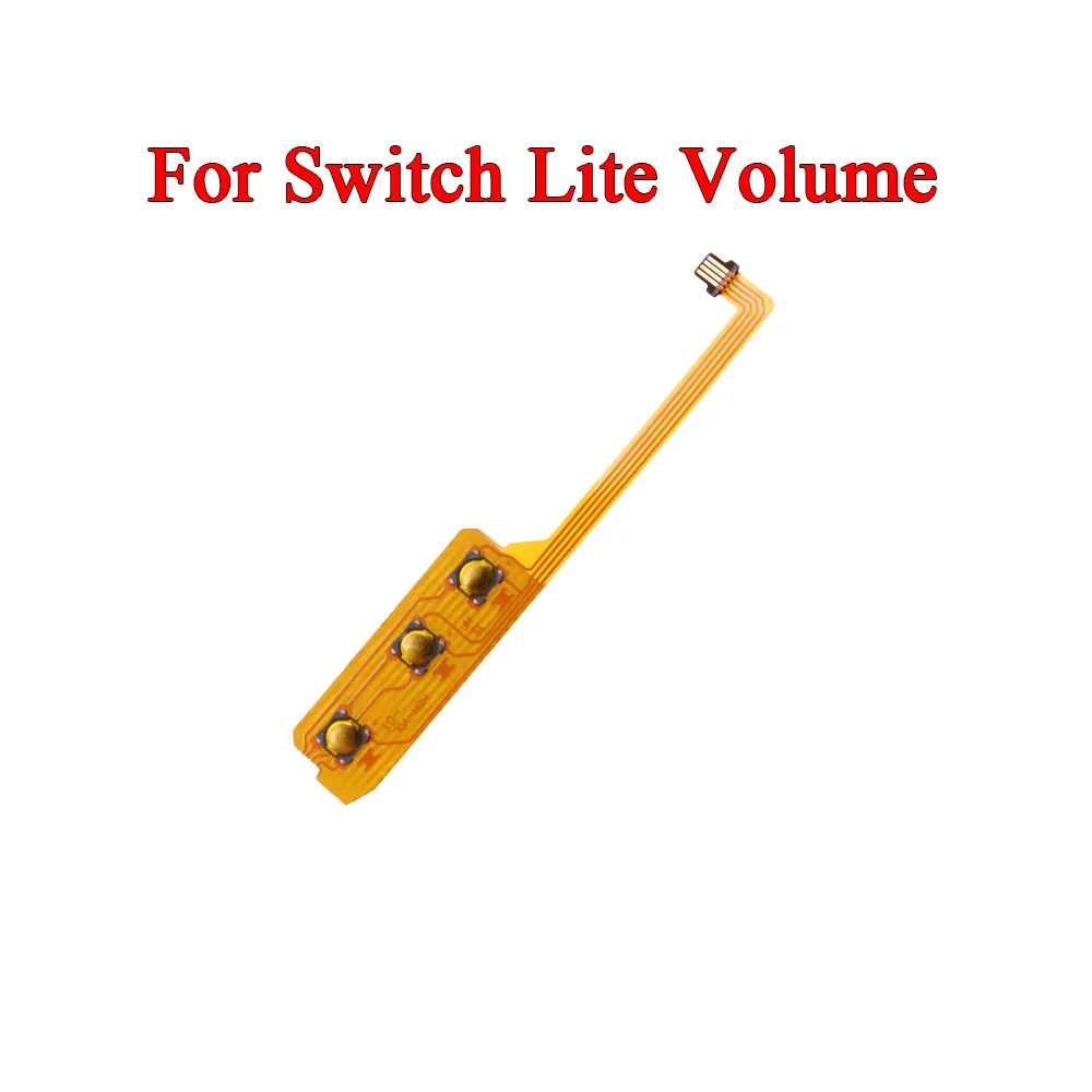 닌텐도 스위치 조이 콘 ZR ZL L SL SR 버튼 키 리본 플렉스 케이블 On Off 볼륨 리본 케이블 수리 교체 부품 1Pcs